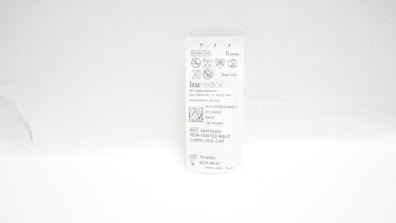 ICU Medical 424110401 Non-Vented Male Luer Lock Cap
